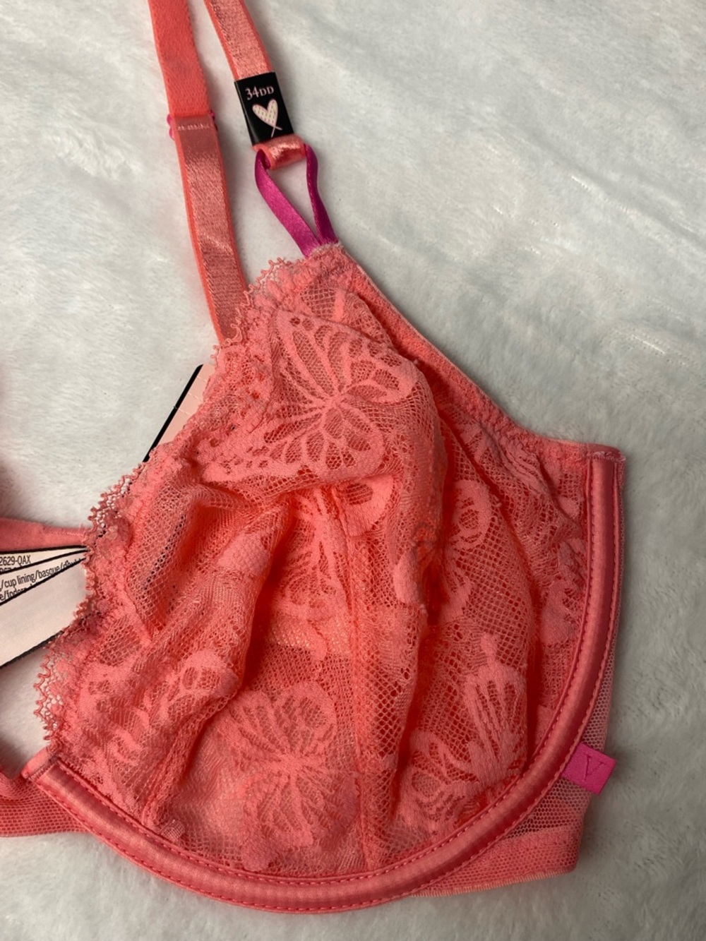 NWT Victoria’s Secret Unlined Demi Bra Size 34DD - Picture 3 of 7